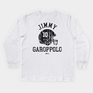 Jimmy Garoppolo Las Vegas Helmet Font Kids Long Sleeve T-Shirt